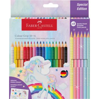 Faber-Castell Buntstift Colour Grip Einhorn 18+6